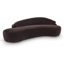  Manufacturer Color_Brown -- Caspian 101" Brown Chenille Fabric Upholstered Sofa IMAGE 1