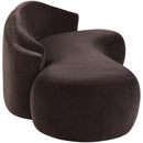  Manufacturer Color_Brown -- Caspian 101" Brown Chenille Fabric Upholstered Sofa IMAGE 3