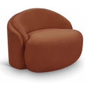  Manufacturer Color_Cognac -- Caspian Cognac Chenille Fabric Upholstered Chair IMAGE 1