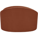  Manufacturer Color_Cognac -- Caspian Cognac Chenille Fabric Upholstered Chair IMAGE 5