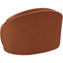  Manufacturer Color_Cognac -- Caspian Cognac Chenille Fabric Upholstered Chair IMAGE 8