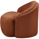  Manufacturer Color_Cognac -- Caspian Cognac Chenille Fabric Upholstered Chair IMAGE 9
