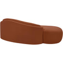  Manufacturer Color_Cognac -- Caspian 79" Cognac Chenille Fabric Upholstered Loveseat IMAGE 5