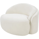  Manufacturer Color_Cream -- Caspian Cream Chenille Fabric Upholstered Chair IMAGE 10