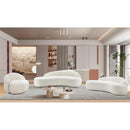  Manufacturer Color_Cream -- Caspian Cream Chenille Fabric Upholstered Chair IMAGE 16