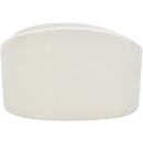  Meridian Caspian Cream Chenille Fabric Upholstered Chair IMAGE 5