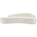  Manufacturer Color_Cream -- Caspian 101" Cream Chenille Fabric Upholstered Sofa IMAGE 3