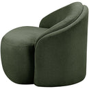  Manufacturer Color_Green -- Caspian Green Chenille Fabric Upholstered Chair IMAGE 10