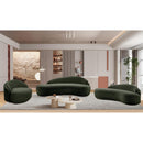  Manufacturer Color_Green -- Caspian Green Chenille Fabric Upholstered Chair IMAGE 16