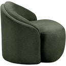  Manufacturer Color_Green -- Caspian Green Chenille Fabric Upholstered Chair IMAGE 4