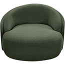  Manufacturer Color_Green -- Caspian Green Chenille Fabric Upholstered Chair IMAGE 6