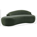  Manufacturer Color_Green -- Caspian 79" Green Chenille Fabric Upholstered Loveseat IMAGE 19