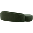  Manufacturer Color_Green -- Caspian 101" Green Chenille Fabric Upholstered Sofa IMAGE 10