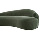  Manufacturer Color_Green -- Caspian 101" Green Chenille Fabric Upholstered Sofa IMAGE 13