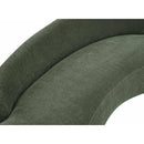  Manufacturer Color_Green -- Caspian 101" Green Chenille Fabric Upholstered Sofa IMAGE 16