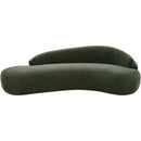  Manufacturer Color_Green -- Caspian 101" Green Chenille Fabric Upholstered Sofa IMAGE 3