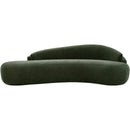  Meridian Caspian 101" Green Chenille Fabric Upholstered Sofa IMAGE 6