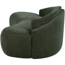  Manufacturer Color_Green -- Caspian 101" Green Chenille Fabric Upholstered Sofa IMAGE 9