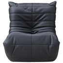 Meridian Relax Black Vegan Leather Upholstered Chair IMAGE 3