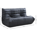  Manufacturer Color_Black -- Meridian Relax Stationary Loveseat IMAGE 9