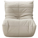  Meridian Relax Cream Vegan Leather Upholstered Chair IMAGE 3