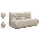  Meridian Relax 54.75" Cream Vegan Leather Upholstered Loveseat IMAGE 10