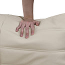  Meridian Relax 54.75" Cream Vegan Leather Upholstered Loveseat IMAGE 6