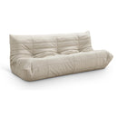  Manufacturer Color_Cream -- Relax 77.75" Cream Vegan Leather Upholstered Sofa IMAGE 1