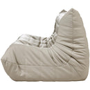  Manufacturer Color_Cream -- Relax 77.75" Cream Vegan Leather Upholstered Sofa IMAGE 4