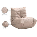  Manufacturer Color_Tan -- Relax Tan Vegan Leather Upholstered Chair IMAGE 10