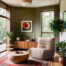  Manufacturer Color_Tan -- Relax Tan Vegan Leather Upholstered Chair IMAGE 2