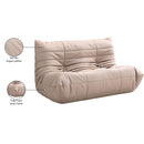  Manufacturer Color_Tan -- Relax 54.75" Tan Vegan Leather Upholstered Loveseat IMAGE 10