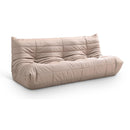 Meridian Relax 77.75" Tan Vegan Leather Upholstered Sofa IMAGE 1