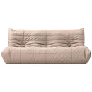  Meridian Relax 77.75" Tan Vegan Leather Upholstered Sofa IMAGE 3