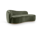  Manufacturer Color_Green -- Gustavo Green Velvet Upholstered Chaise IMAGE 1