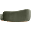  Manufacturer Color_Green -- Gustavo Green Velvet Upholstered Chaise IMAGE 4