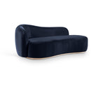  Manufacturer Color_Navy -- Gustavo Navy Velvet Upholstered Chaise IMAGE 1