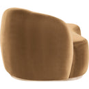  Meridian Gustavo Saddle Velvet Upholstered Chaise IMAGE 3