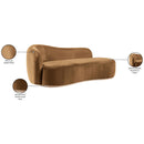  Manufacturer Color_Saddle -- Gustavo Saddle Velvet Upholstered Chaise IMAGE 8