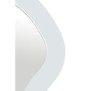  Meridian Oblique White Iron Frame Mirror IMAGE 6