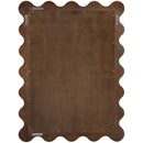  Meridian Vassa Brown Burl Veneer Mirror IMAGE 5
