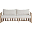  Meridian San Pietro 90.5" Beige Water Resilient Fabric Upholstered Outdoor Patio Sofa IMAGE 3