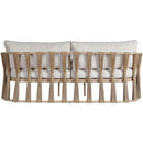  Meridian San Pietro 90.5" Beige Water Resilient Fabric Upholstered Outdoor Patio Sofa IMAGE 5