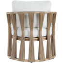  Meridian San Pietro Cream Water Resilient Fabric Upholstered Outdoor Patio Chair IMAGE 5