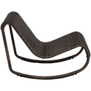  Meridian Antigua Brown Wicker Outdoor Patio Rocking Chair IMAGE 4