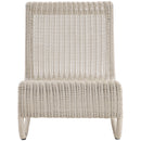  Meridian Antigua Cream Wicker Outdoor Patio Rocking Chair IMAGE 3