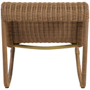  Meridian Antigua Natural Wicker Outdoor Patio Rocking Chair IMAGE 5