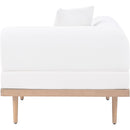  Meridian Laguna Cream Resilient Water Resistant Fabric Upholstered Outdoor Patio Modular Corner Chair IMAGE 4