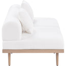  Meridian Laguna 71" Cream Resilient Water Resistant Fabric Upholstered 2 pc Outdoor Patio Modular Loveseat IMAGE 3