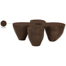  Meridian Fiore Brown Concrete Indoor/Outdoor Coffee Table IMAGE 9
